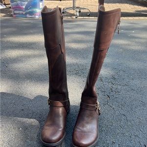 Faux Leather Boots